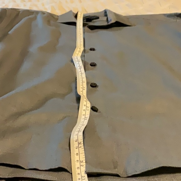 Grey Kenneth Cole Awareness Dress Shirt 17.5-34/35 - Picture 4 of 5